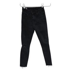 MOTHER The Looker High Rise Skinny Jeans 24 Black